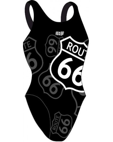 Bañador El Cuervo Route 66 Logo Mujer