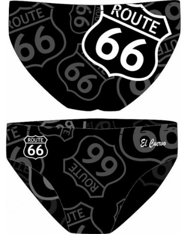 Bañador El Cuervo Route 66 Logo