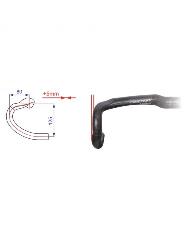 Manillar VISION TRIMAX CARBON 4D COMPACT