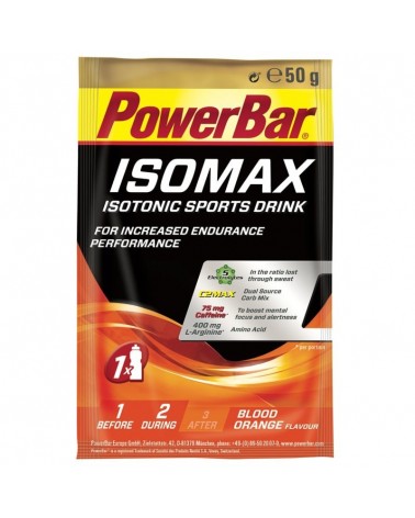 Bebida isotónica Powerbar Isomax 50g Naranja