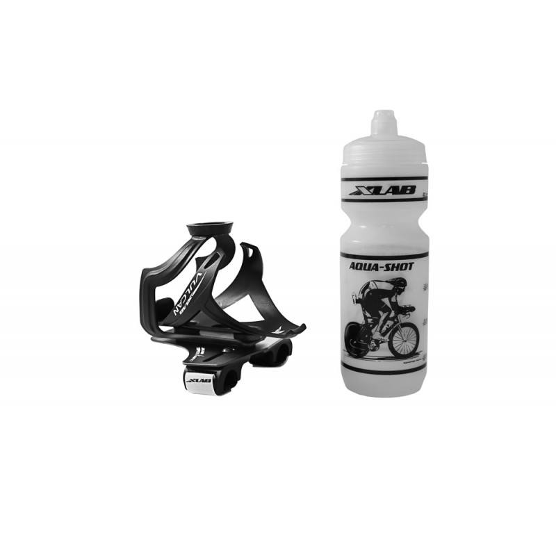 Système D'hydratation Frontal XLAB Hydroblade Noir, Porte-bidon Aluminium