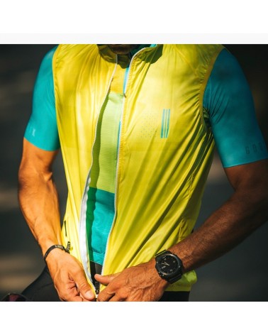 Chaleco ciclismo Gobik Plus SN Glow Lime 2018 Hombre
