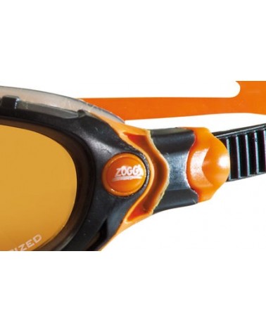 Gafas Zoggs Predator Flex Polarizadas Ultra Negro/Naranja