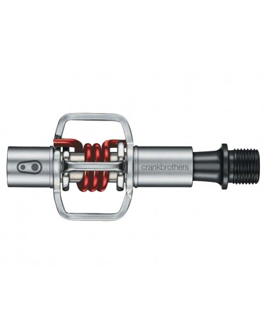 Pedales Crankbrothers Egg Beater 1 Plata/Rojo
