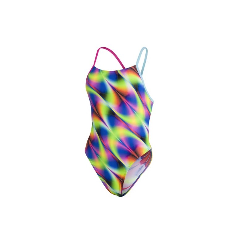 Bañador Speedo Allover Tie-Back multicolor Mujer 