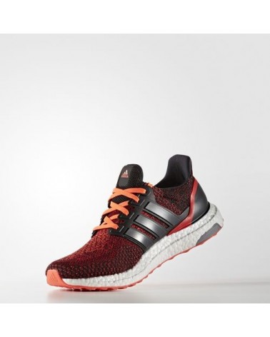 Zapatilla Adidas Ultra Boost Hombre Negro-Rojo